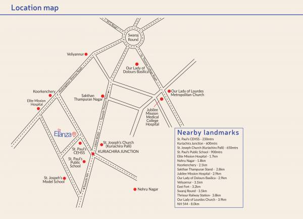  elanza Location Plan