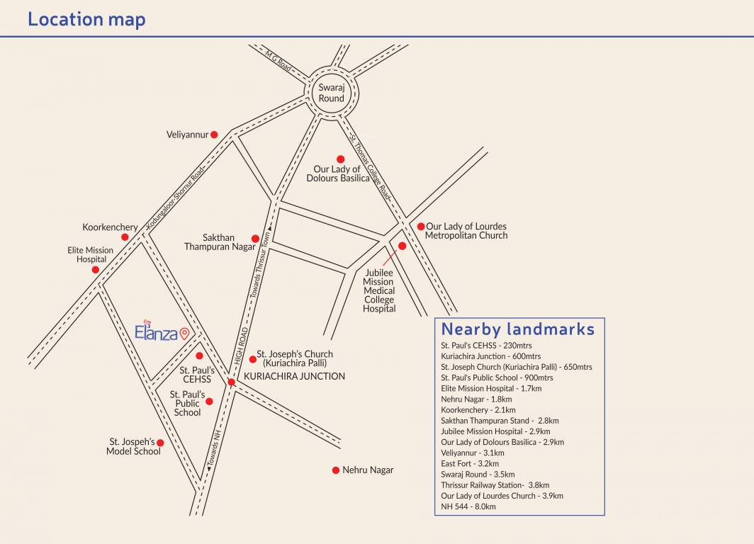  elanza Location Plan