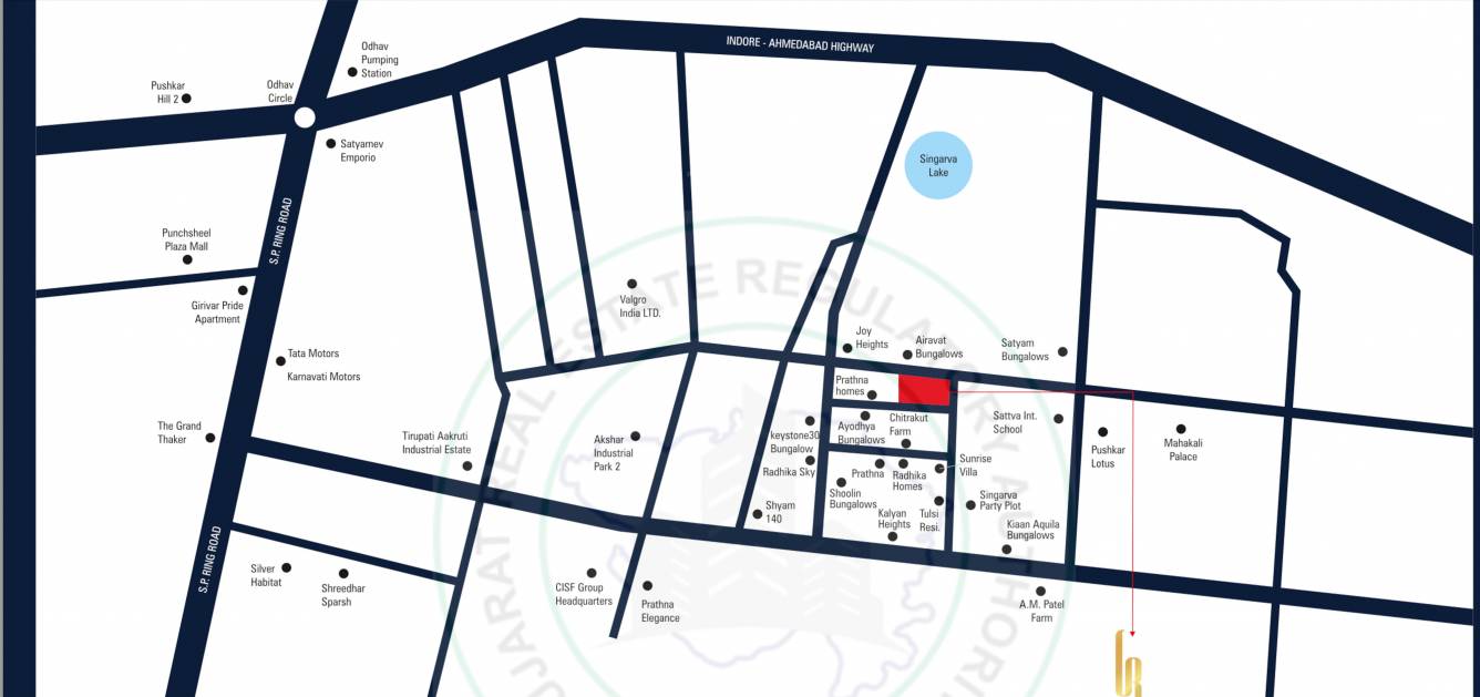  balraj heritage Location Plan