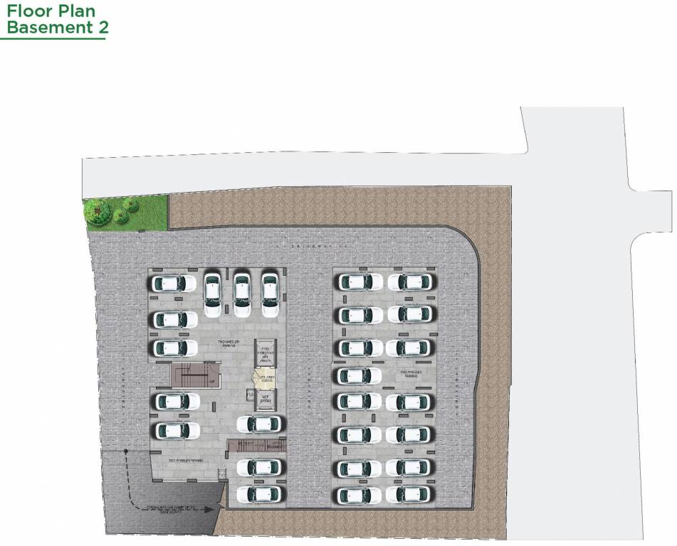  green fort Green Fort for Basement 2 Cluster Plan