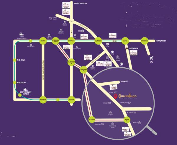 queens-town Location Plan