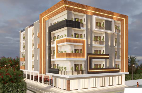 Elevation krishna-apartment Elevation