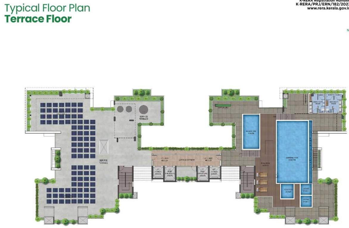  green heights Green Heights Cluster Plan for Terrace Floor