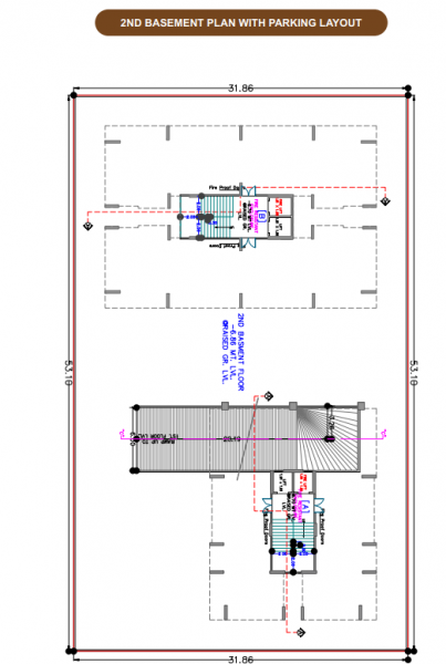  luxuria Building A Cluster Plan for 2nd Basement