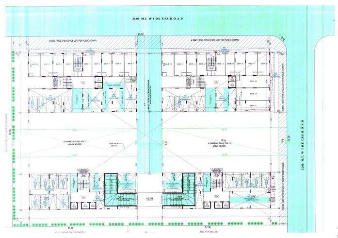  aalayam A,B,C,D ground parking Cluster Plan