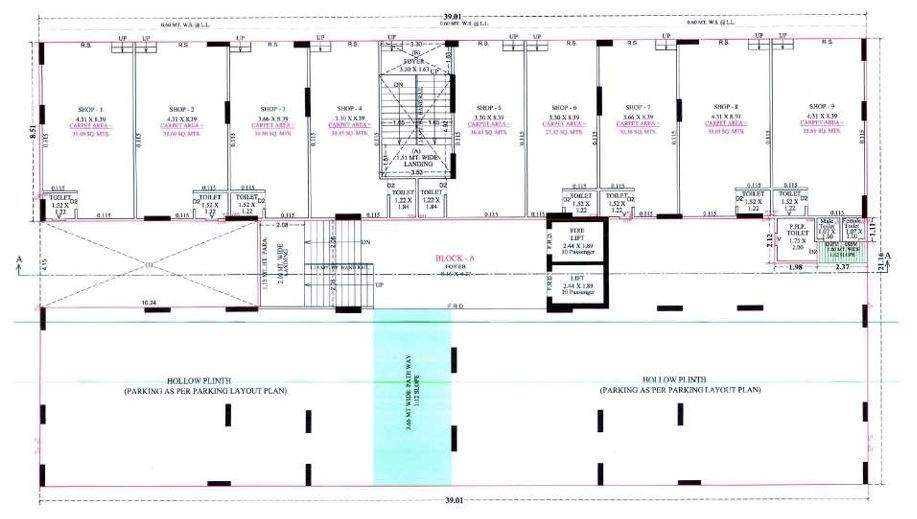 aalayam Block A ground Cluster Plan