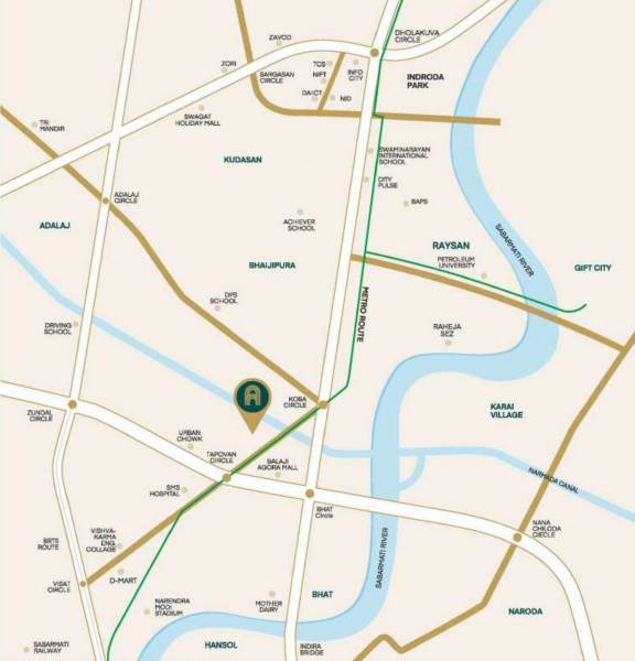  shubh-aalayam Location Plan