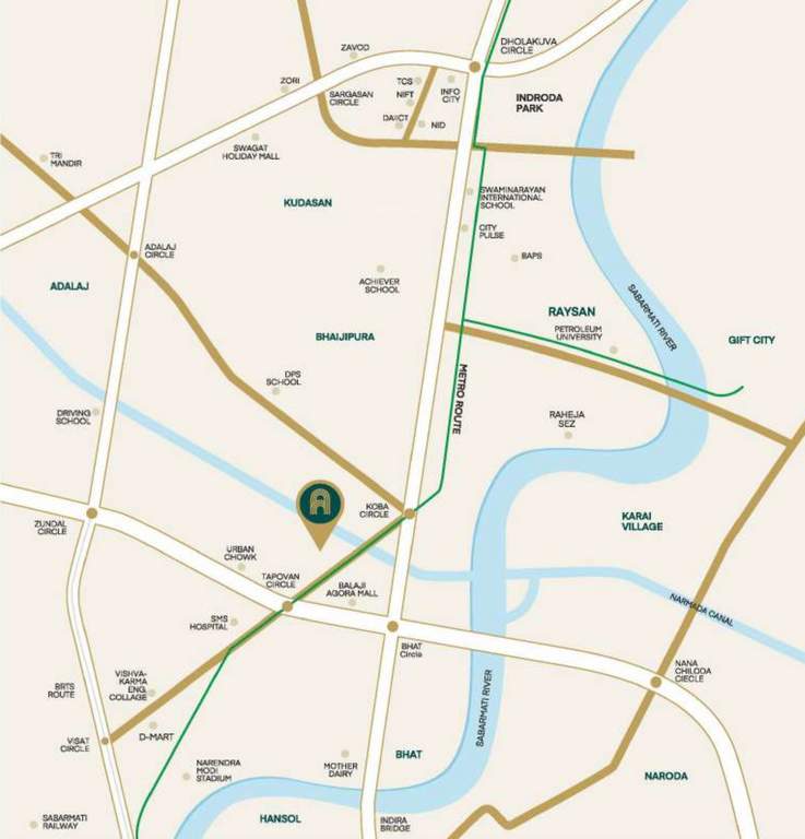  shubh aalayam Location Plan