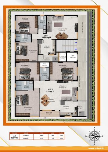  om-shree-classic Om Shree Classic Cluster Plan from 1st to 5th Floor