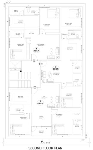  nivashini-enlave Nivashini Enlave Cluster Plan for 2nd Floor