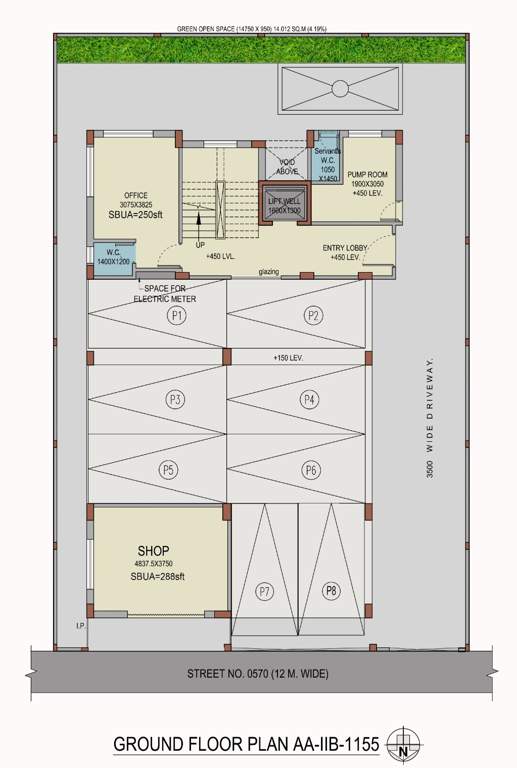  mig co operative housing Mig Co Operative Housing Cluster Plan for ground Floor