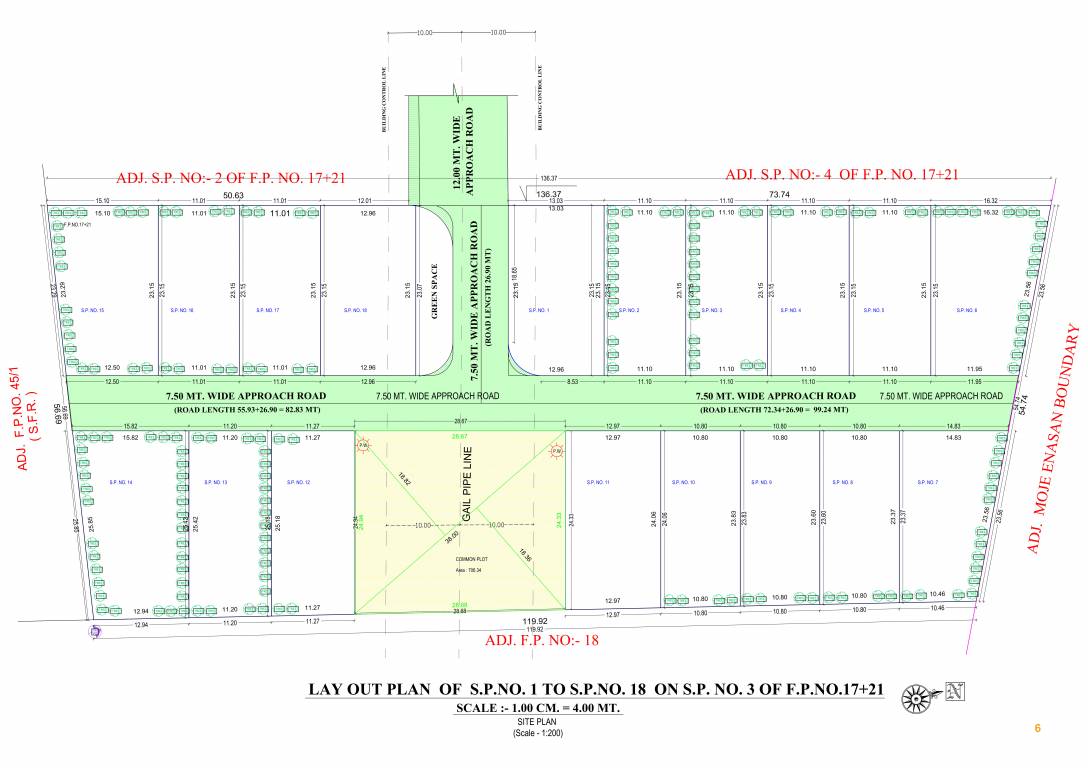  vrundavan villa Layout Plan