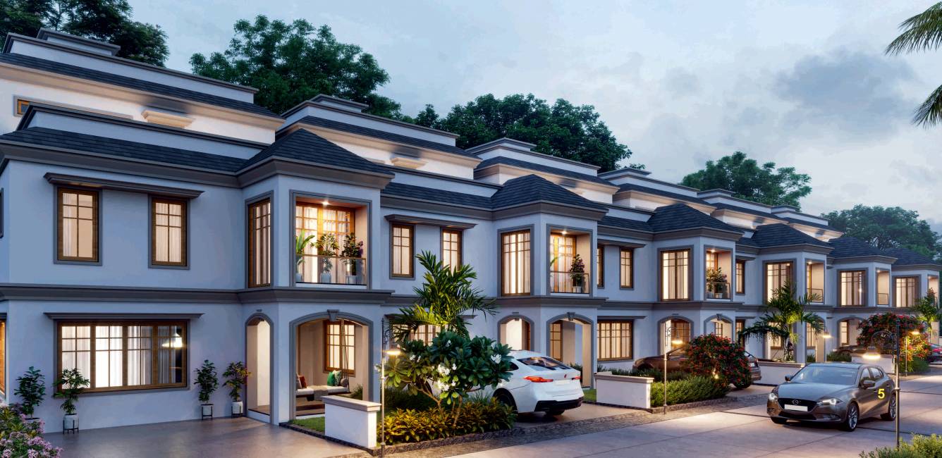  vrundavan villa Elevation