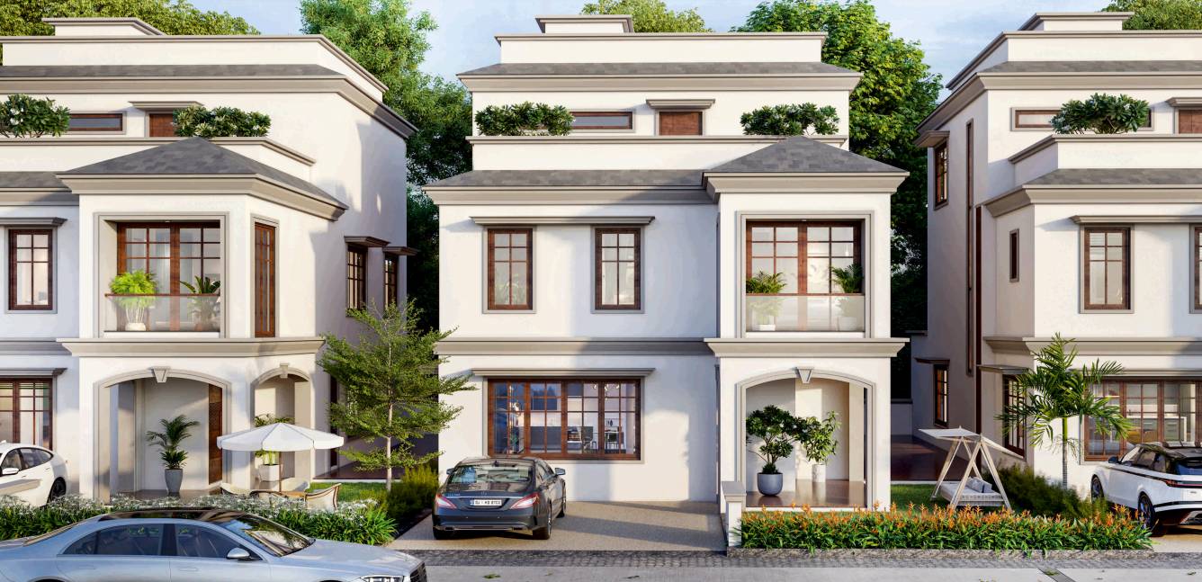  vrundavan villa Elevation