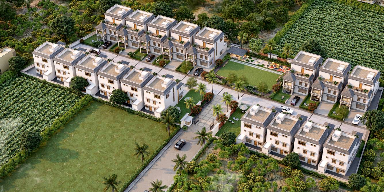  vrundavan villa Elevation