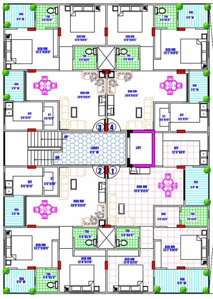  sagar-shri-enclave Block A Cluster Plan
