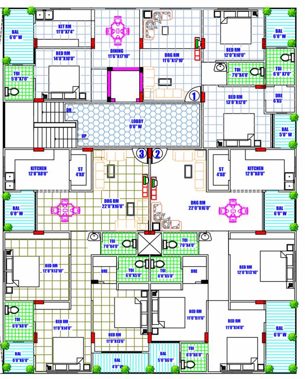 sagar shri enclave Block B Cluster Plan