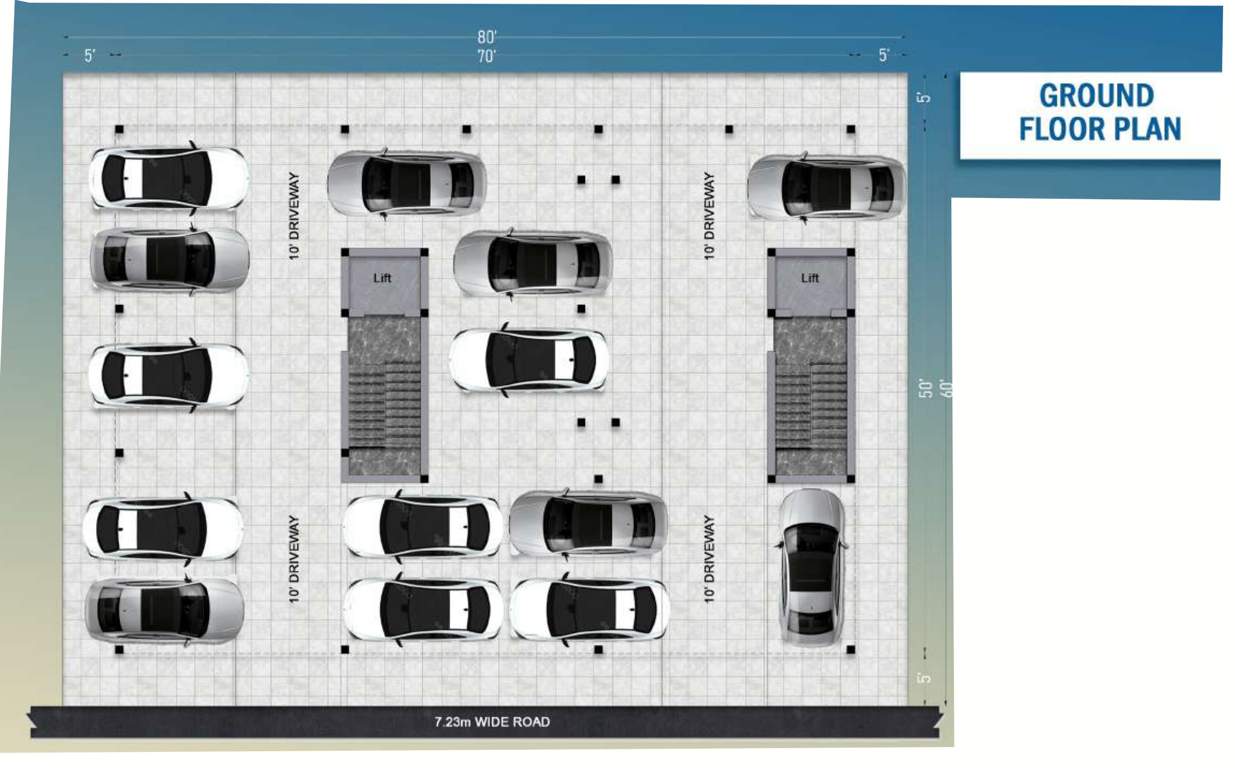  mausami golden square Mausami Golden Square Cluster Plan for ground Floor
