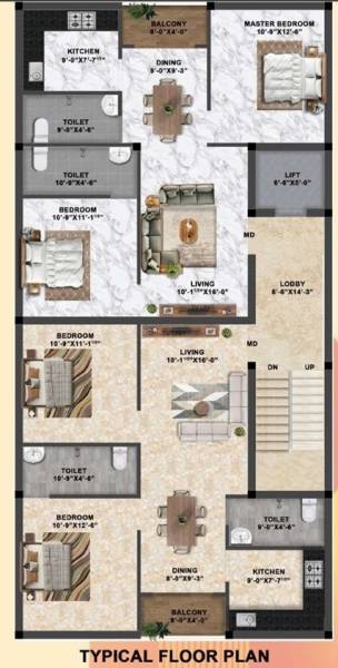  saravanan-kudil Saravanan Kudil Cluster Plan from 1st to 3rd Floor