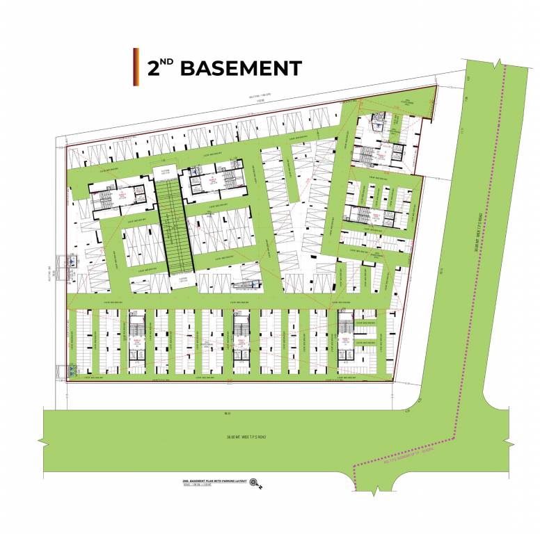  shristii Tower A,B,C,D,E,F,G Cluster Plan For Basement
