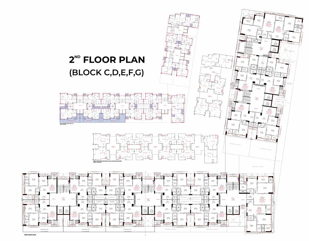  shristii Tower C,D,E,F,G Cluster Plan for 2nd Floor