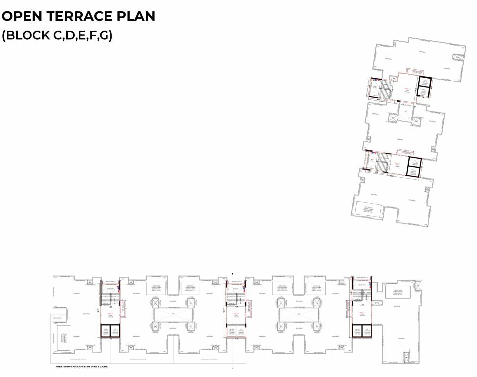  shristii Tower C,D,E,F,G Cluster Plan For Terrace