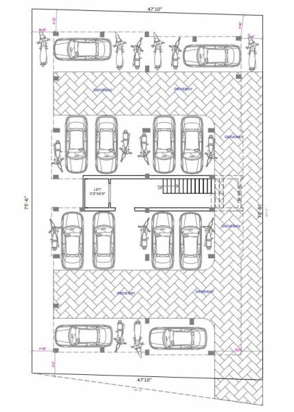  skandha Skandha Cluster Plan Ground Floor