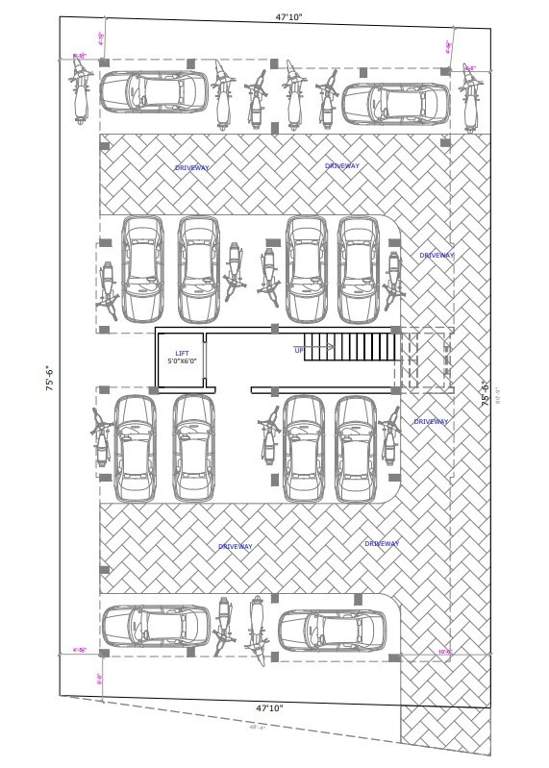  skandha Skandha Cluster Plan Ground Floor