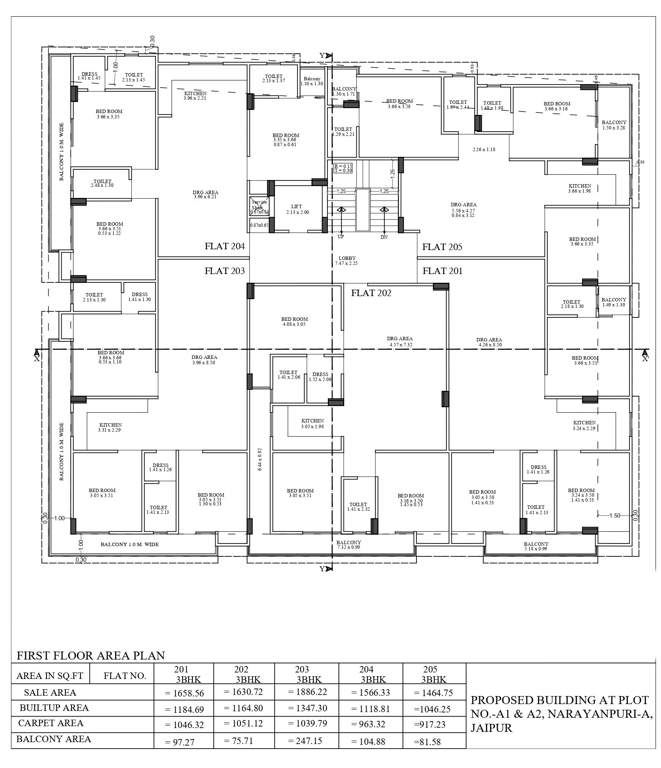  tanishq empire Tanishq Empire Cluster Plan For 1st Floor