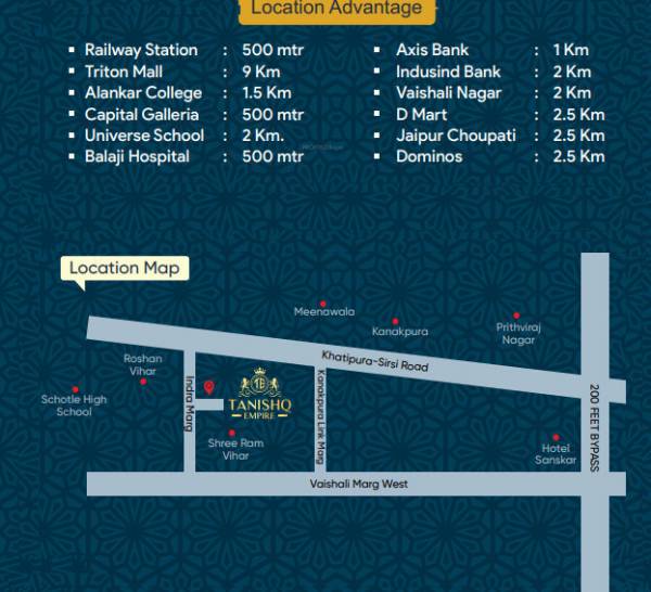  tanishq-empire Location Plan