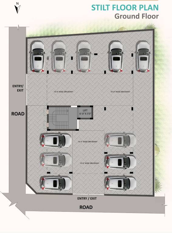  elegance Elegance Cluster Plan for ground Floor