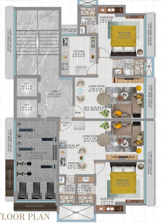 nakshatra Nakshatra Cluster Plan for 9th Floor
