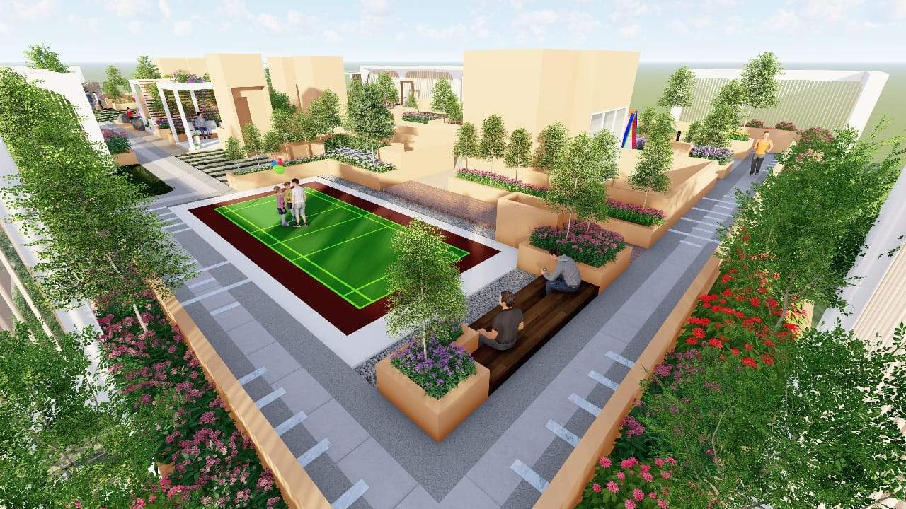  chaandrai galaxy Tennis Court