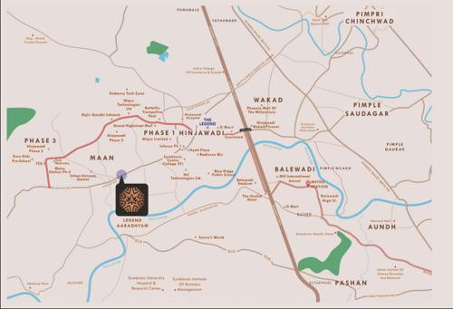  legend-aaradhyam-phase-i Location Plan