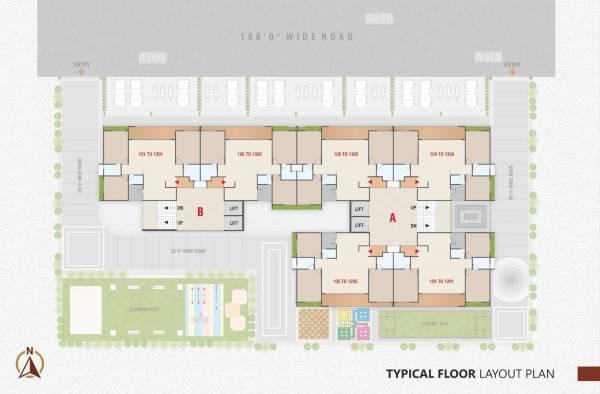  shreem-arise Block A-B Cluster Plan