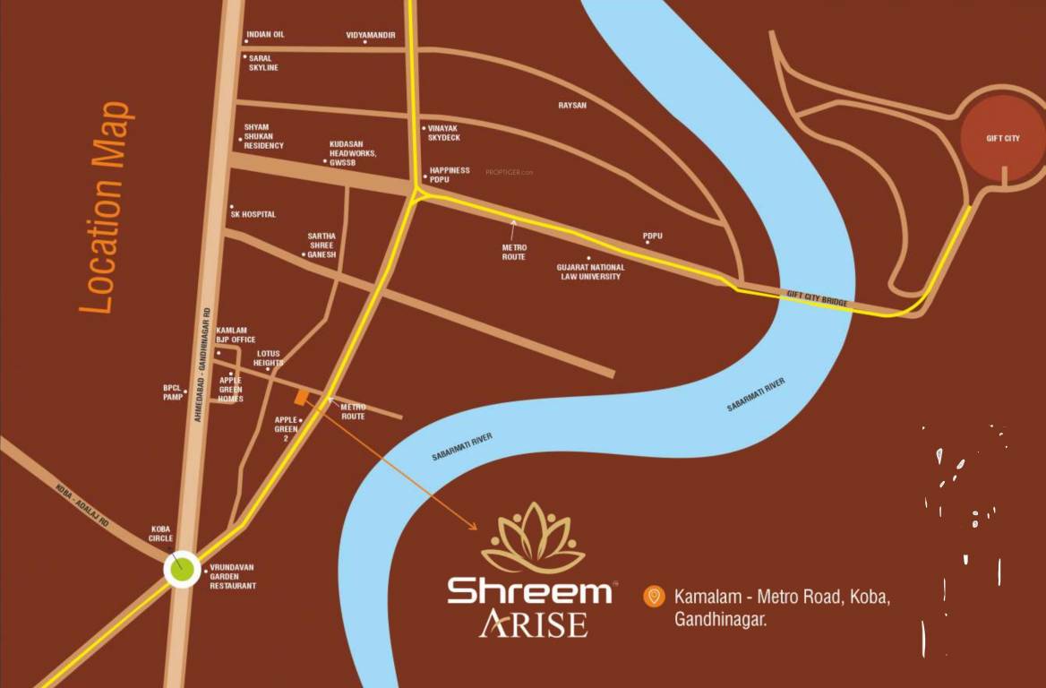  shreem arise Location Plan