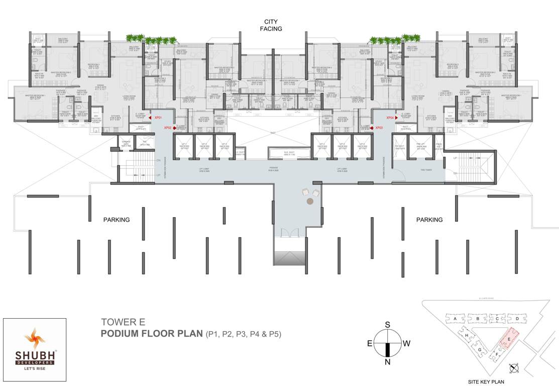  veda Veda Tower E Cluster Plan