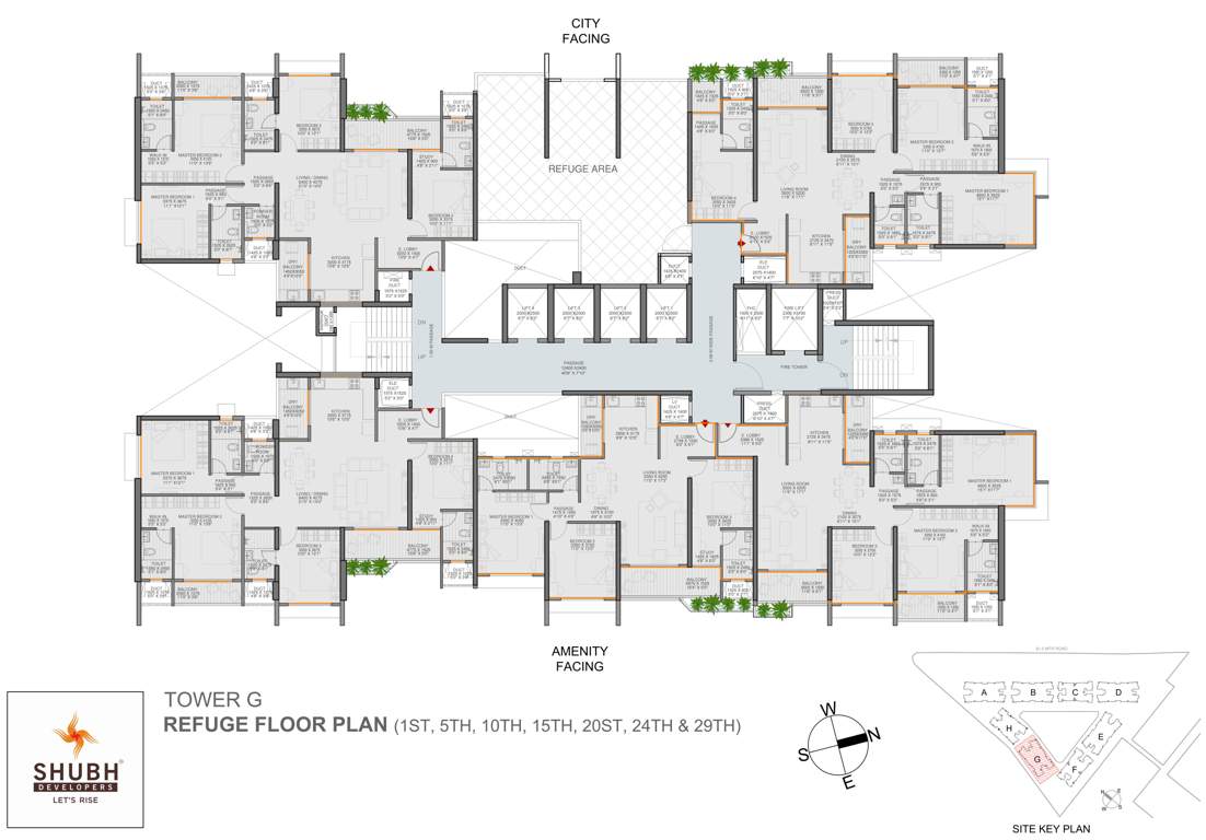  veda Veda Tower G Cluster Plan