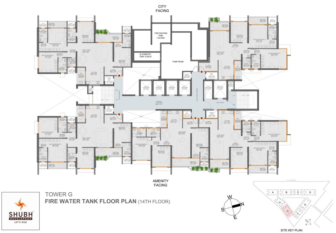  veda Veda Tower G Cluster Plan