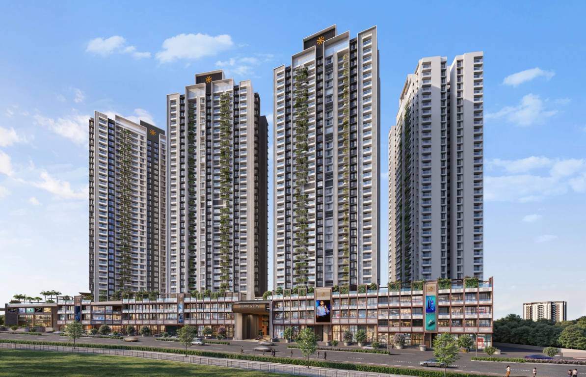 Elevation veda tower e f g and block 8 Elevation