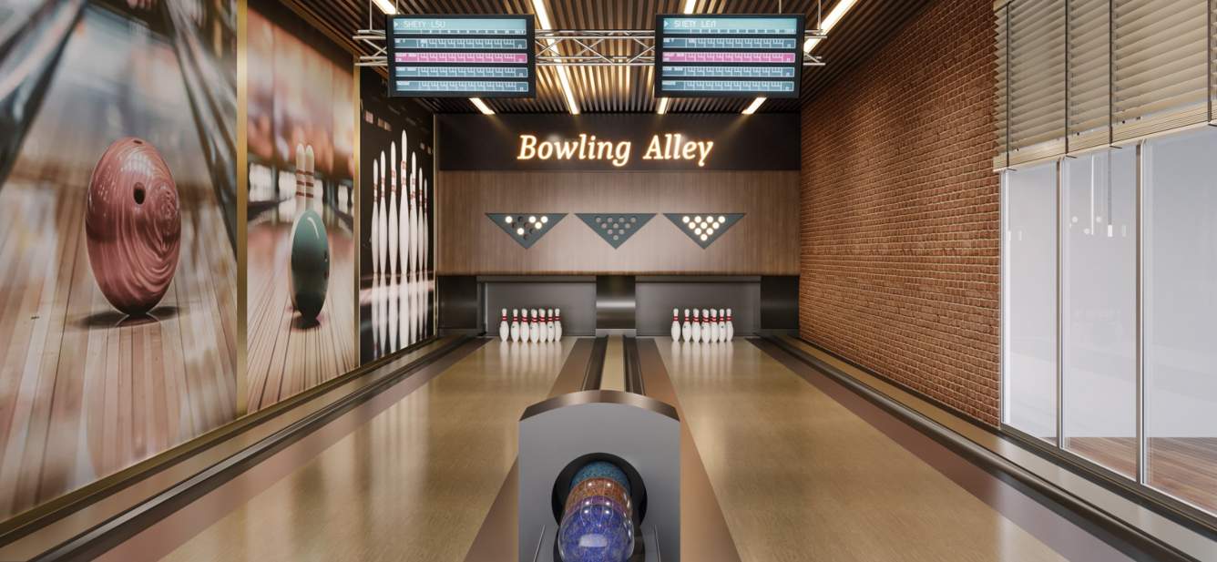  veda tower e f g and block 8 Bowling Alley