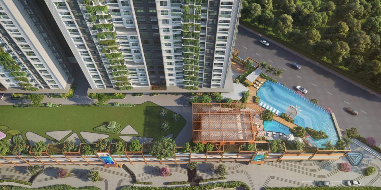  veda tower e f g and block 8 Landscape Garden and Tree Planting