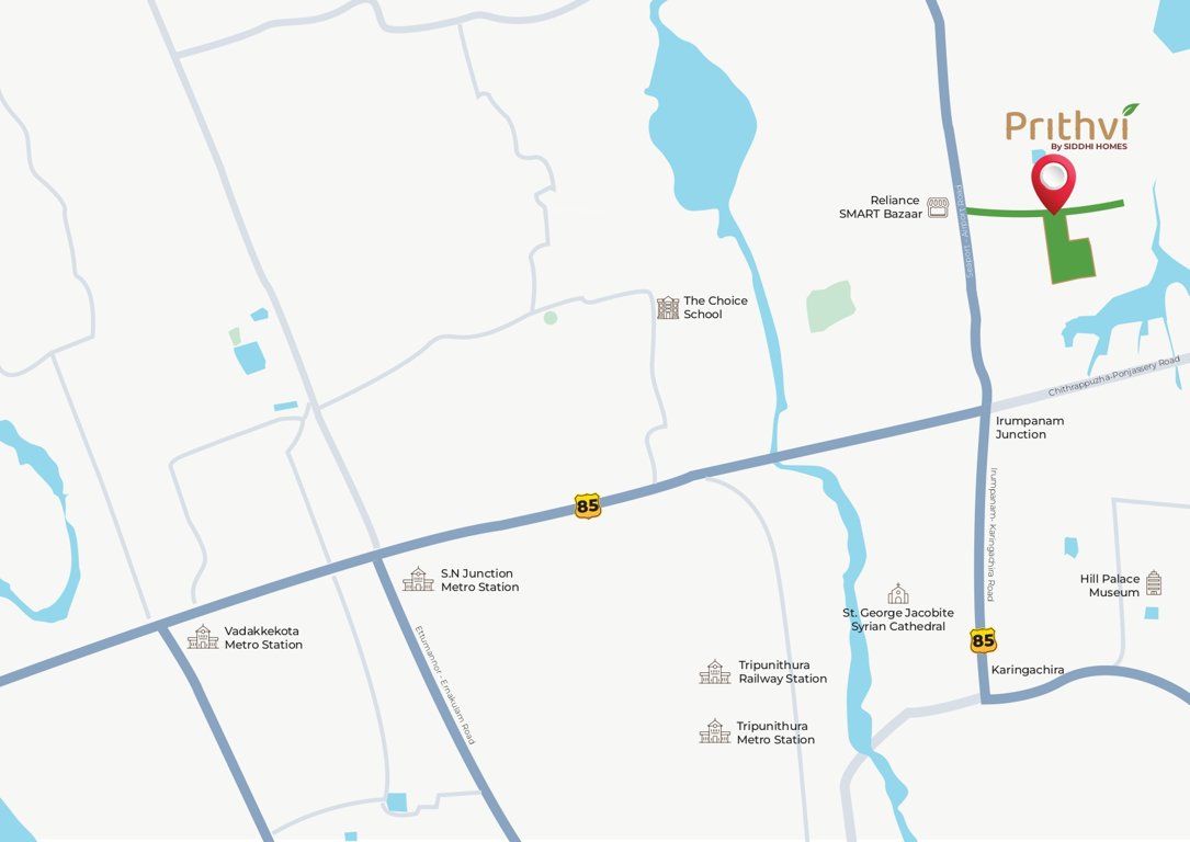 prithvi Location Plan