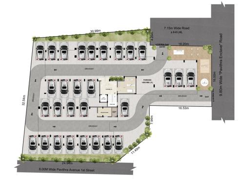 Akshaya Cluster Plan for Car Parking Floor akshaya Akshaya Cluster Plan for Car Parking Floor