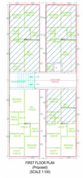  yuvin Yuvin Cluster Plan for 1st Floor