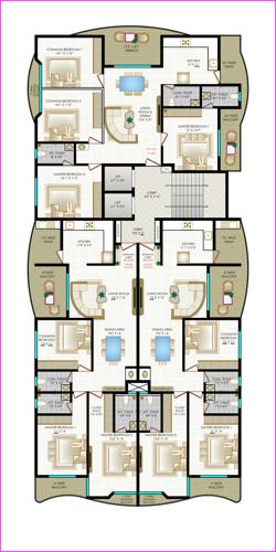 Se7en Rise Cluster Plan for Typical Floor se7en-rise Se7en Rise Cluster Plan for Typical Floor