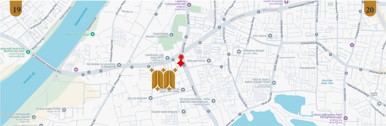  mohammedi residency Location Plan