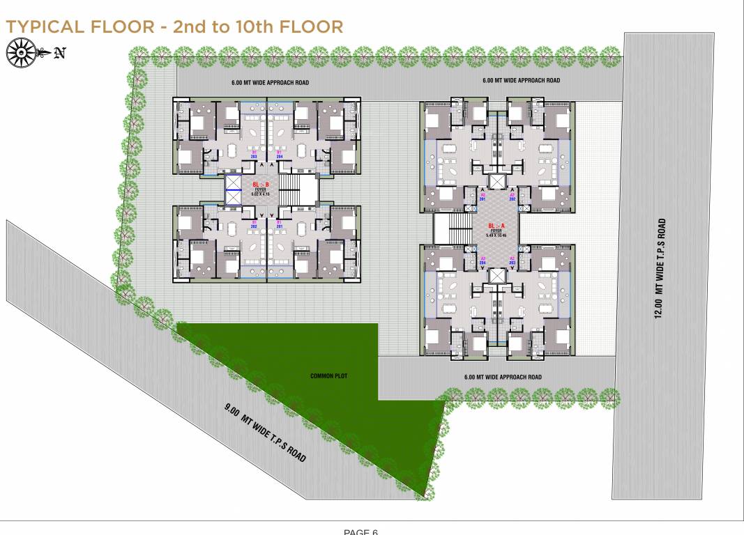  shivansh parmanand Cluster Plan from 2nd to 10th Floor