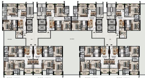  codename-newtown Tower F1 Cluster Plan from 1st to 22th Floor