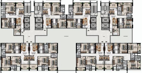  codename-newtown Tower F2 Cluster Plan from 1st to 22th Floor
